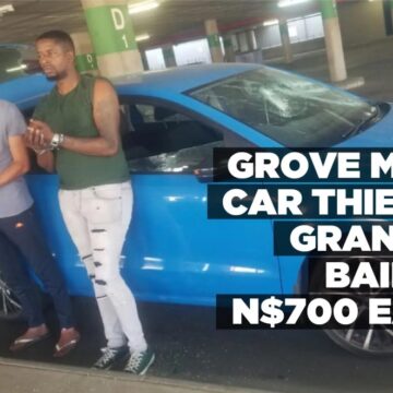 Grove Mall car thieves granted bail of N$700 each