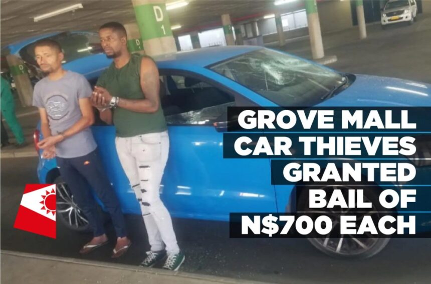 Grove Mall car thieves granted bail of N$700 each