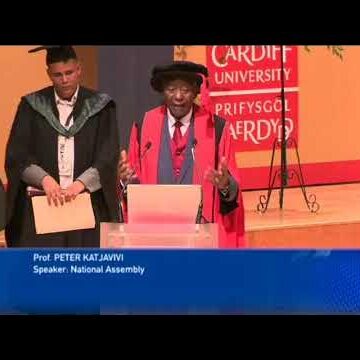 Cardiff University awards Prof. Katjavivi an Honorary Fellowship – nbc