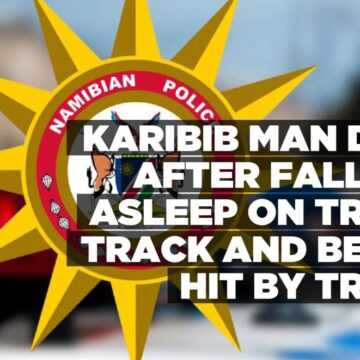 Karibib man dies after falling asleep on train track and being hit by train