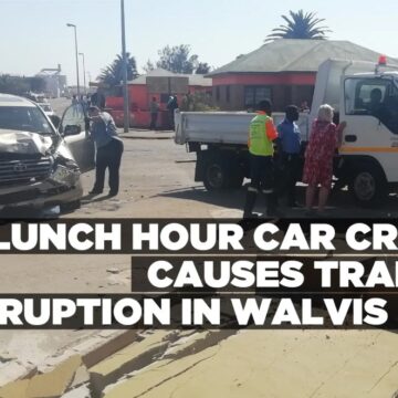 Lunch hour car crash causes traffic disruption in Walvis Bay