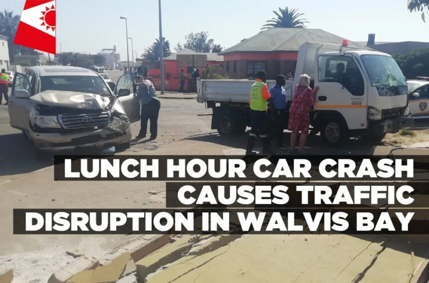 Lunch hour car crash causes traffic disruption in Walvis Bay