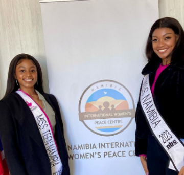 Miss Namibia & Miss Teen pay courtesy call to MIRCO