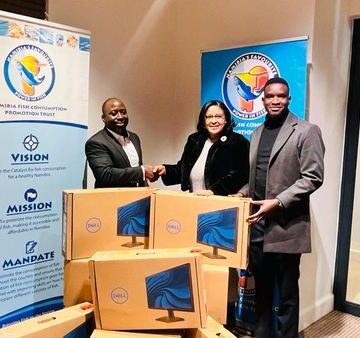 Namibia Fish Consumption Promotion Trust donates computers to Ohangwena and //Karas Regions