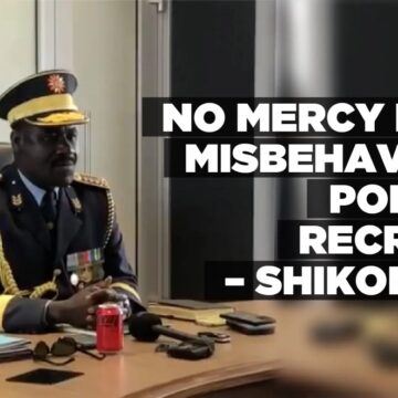 No mercy for misbehaving Police recruit – Shikongo