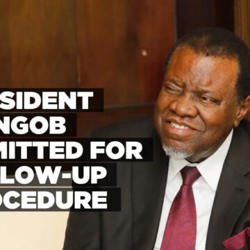 President Geingob admitted for follow-up procedure