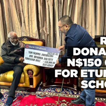 Rani donates N$150 000 for Etunda school