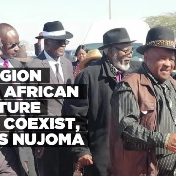 Religion and African culture can coexist, says Nujoma