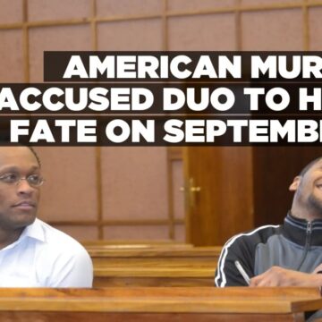 American Murder accused duo to hear fate on September 6