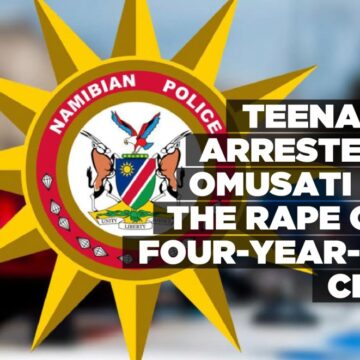 Teenager arrested in Omusati for the rape of a four-year-old child