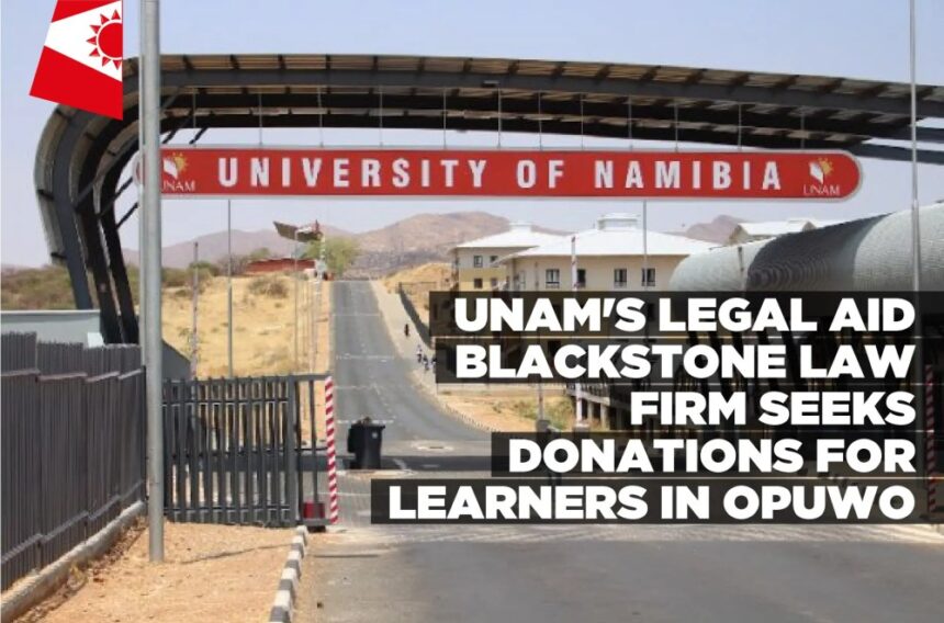 UNAM’s legal aid Blackstone law firm seeks donations for learners in Opuwo