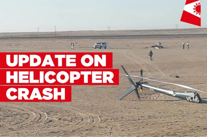 Update on helicopter crash – Informanté