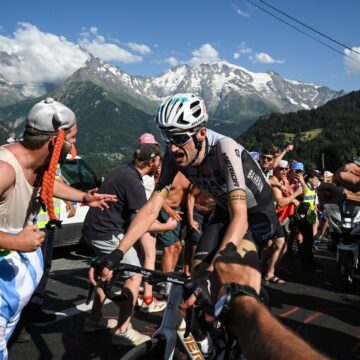 Vingegaard retains Tour lead as Poels wins in Alps