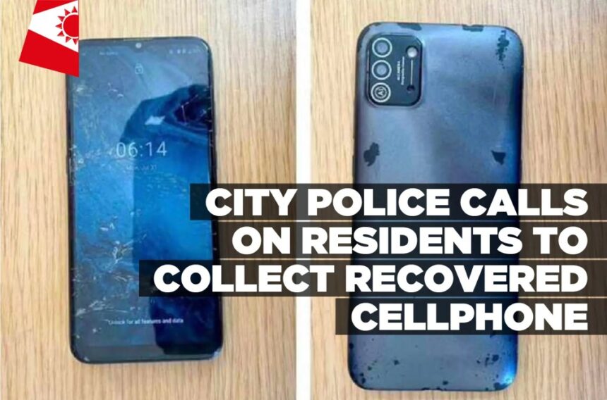 City police calls on residents to collect recovered cellphone