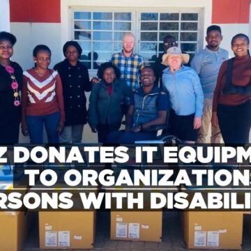 GIZ donates IT equipment to organizations of persons with disabilities