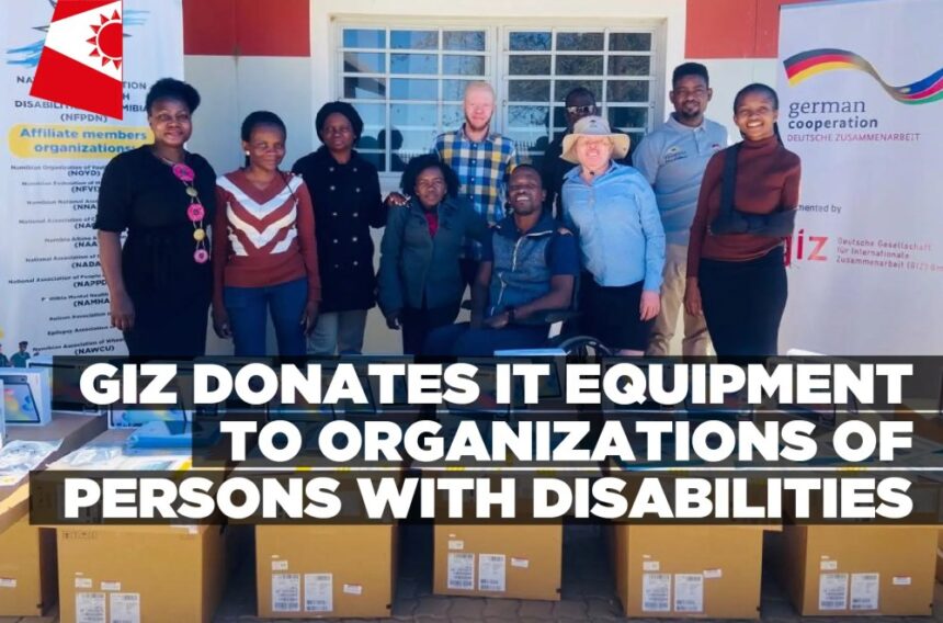 GIZ donates IT equipment to organizations of persons with disabilities