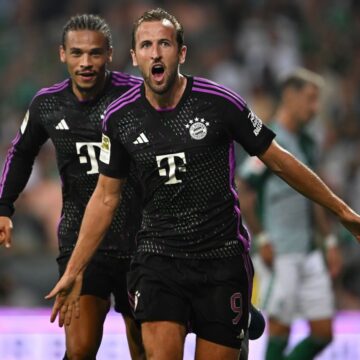 ‘Nervous’ Kane scores on Bundesliga debut as Bayern beat Bremen