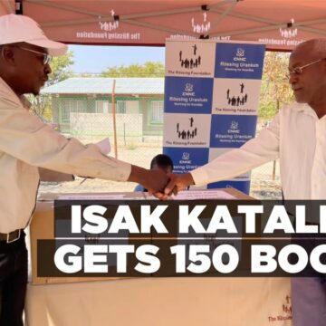 Isak Katali CS gets 150 books