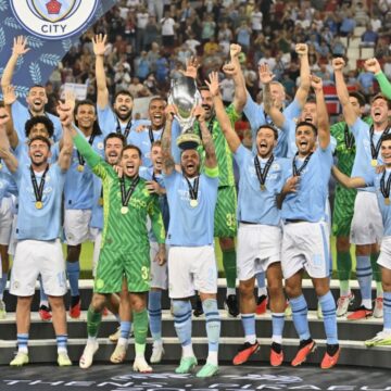 Man City beat Sevilla on penalties to win Uefa Super Cup