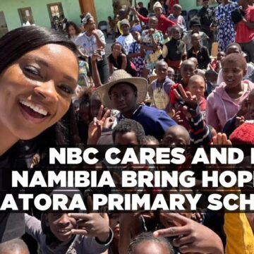 NBC cares and Miss Namibia bring hope to Katora Primary School