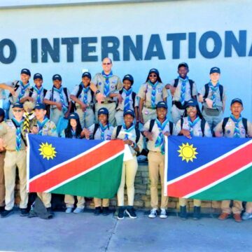 Nambian Scouts in South Korea for World Jamboree