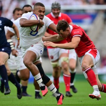 Farrell sent off as England scrape Rugby World Cup warm-up win over Wales