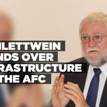 Schlettwein hands over infrastructure to the AFC