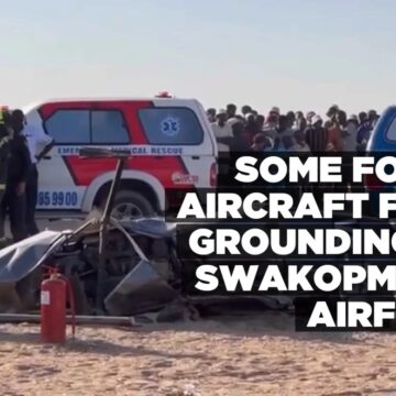 Some forty aircraft face grounding at Swakopmund airfield