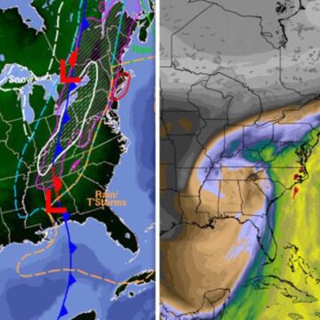 Storms pummel US east coast, wreaking havoc.