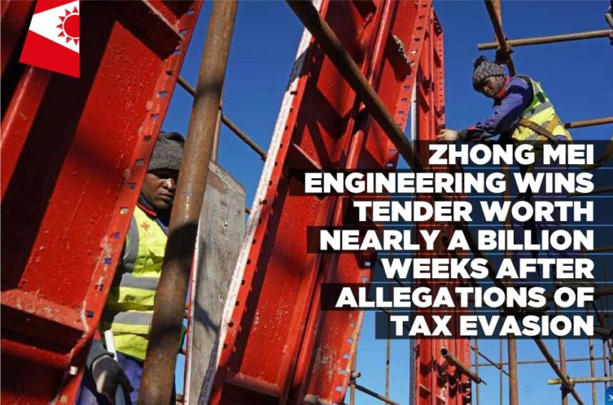 Zhong Mei Engineering wins tender worth nearly a billion weeks after allegations of tax evasion