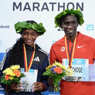 ‘Happy’ Assefa smashes women’s marathon world record in Berlin, Kipchoge wins men’s race