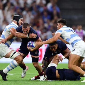 England dispel Rugby World Cup jitters as Ireland hail Sexton