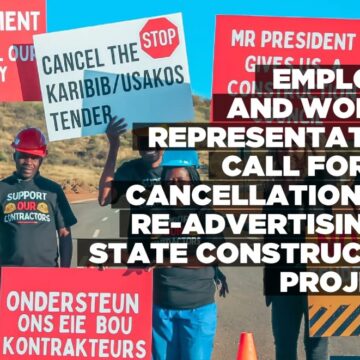 Employer and worker representatives call for the cancellation and re-advertising of State construction projects