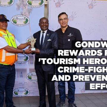 Gondwana rewards first ‘tourism hero’ for crime-fighting and prevention efforts