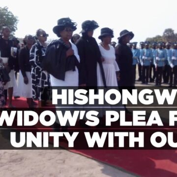 Hishongwa’s widow’s plea for unity with OuTA