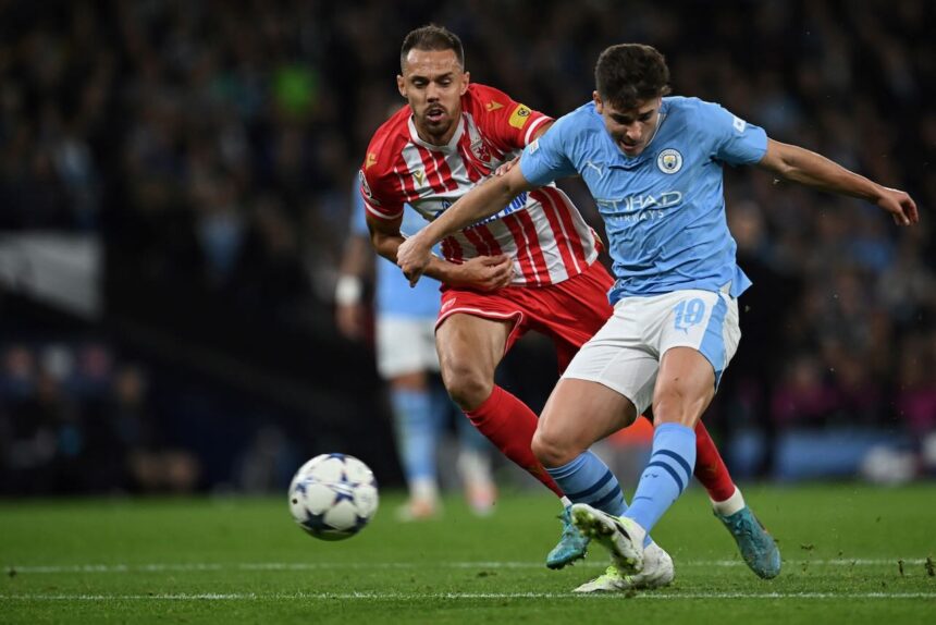 Alvarez saves Man City blushes after Champions League first night scare