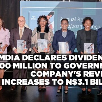 NAMDIA declares dividend of N$300 million to government company’s revenue increases to N$3.1 billion