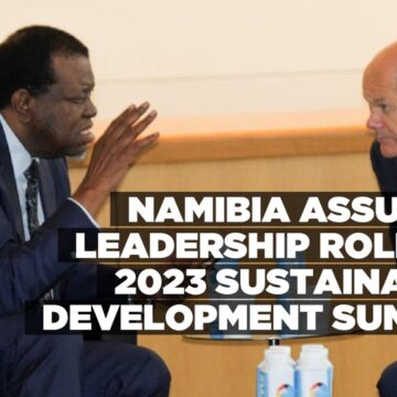 Namibia assumes leadership role at 2023 Sustainable Development Summit