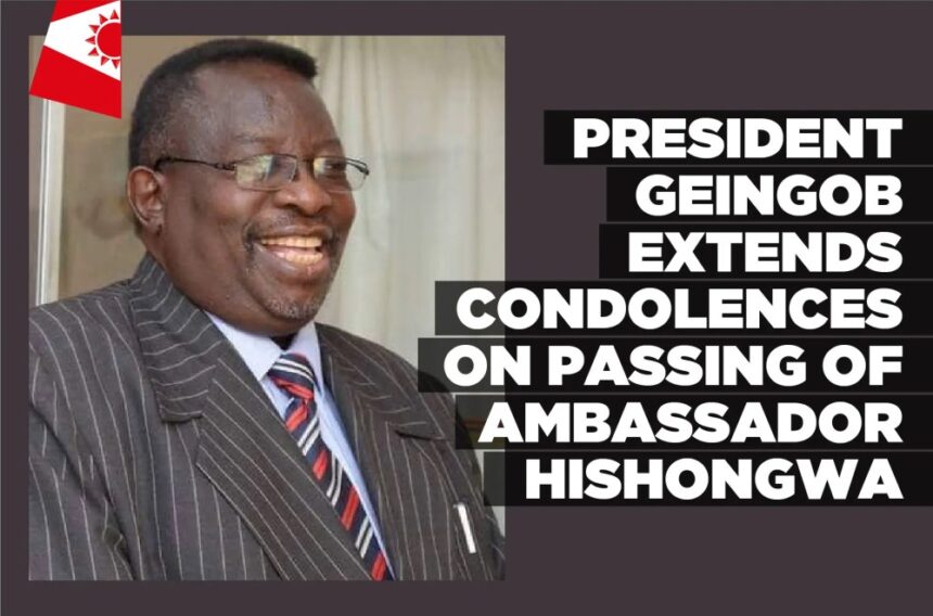 President Geingob extends condolences on passing of Ambassador Hishongwa