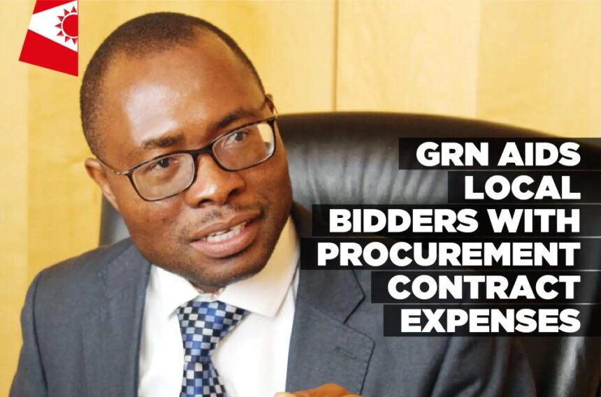 GRN aids local bidders with procurement contract expenses