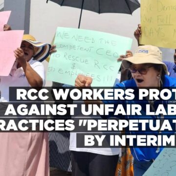 RCC workers protest against unfair labour practices “Perpetuated” by Interim CEO