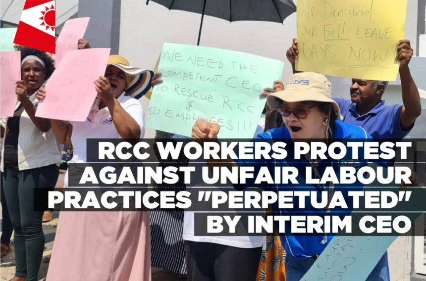 RCC workers protest against unfair labour practices “Perpetuated” by Interim CEO