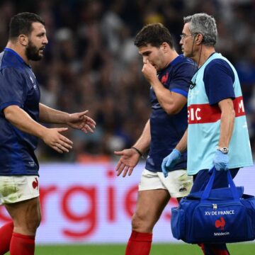 Antoine Dupont taken to hospital with facial fracture as France suffer major World Cup blow