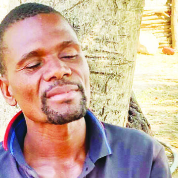 Man who is blind cultivates hope with vegetable garden