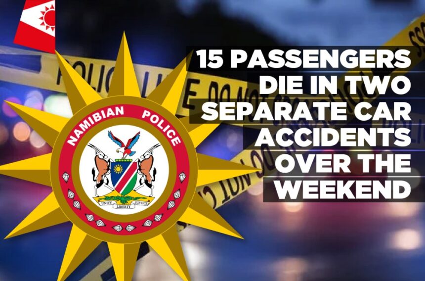 15 Passengers die in two separate car accidents over the weekend