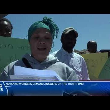 NASAWU members in Luderitz demonstrate against management – nbc