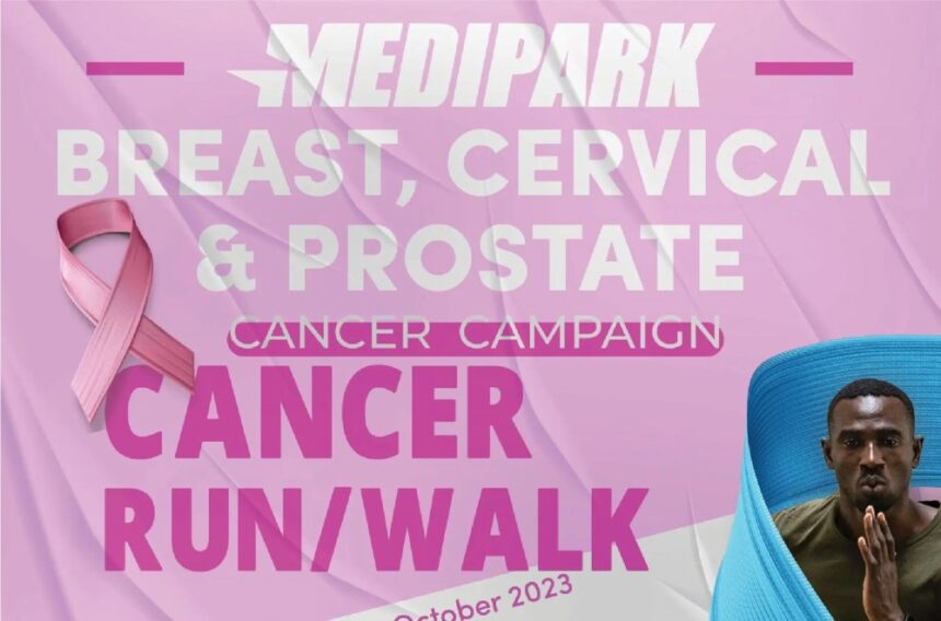 Medipark Breast, Cervical, and Prostate Cancer awareness campaign on Saturday