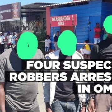 Four suspected robbers arrested in Ombili