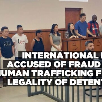 International ring accused of fraud and human trafficking fight legality of detention