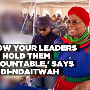 ‘Know your leaders and hold them accountable,’ says Nandi-Ndaitwah